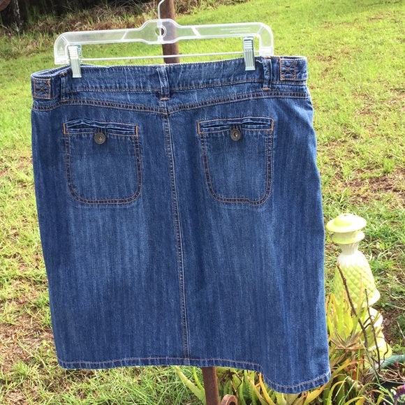 🦋Bass Denim Fun Skirt Size 14 Wardrobe Must Have 🦋 - Picture 4 of 7